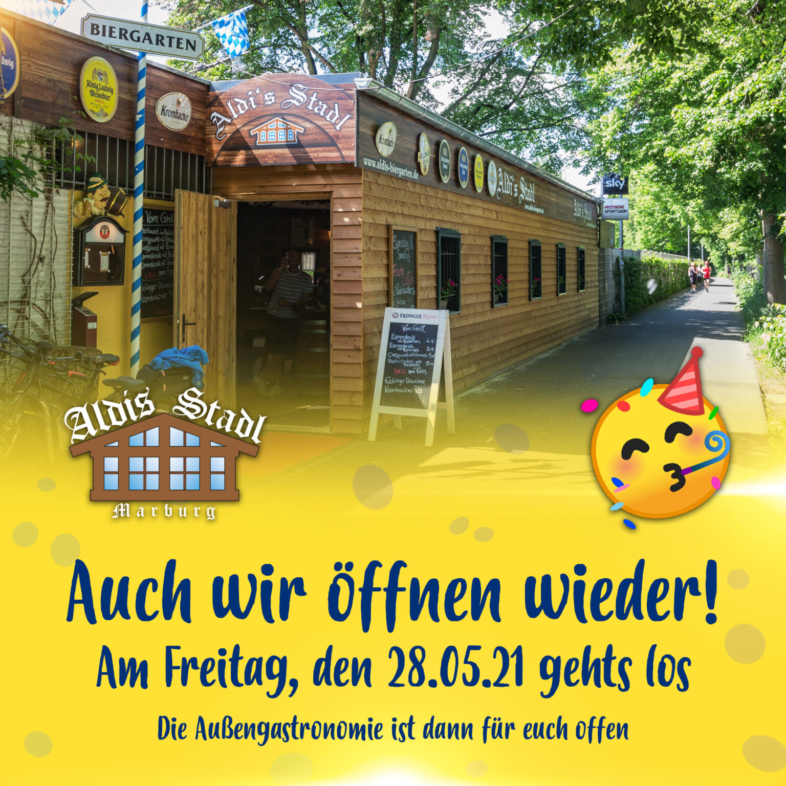 Aldi's Biergarten Biergarten & Stadl in Marburg